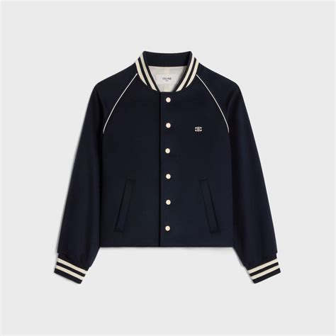 celine triomphe jacket|TRIOMPHE TEDDY JACKET IN WOOL CLOTH.